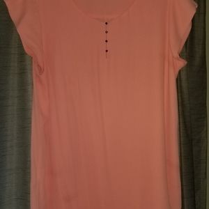 Coral blouse